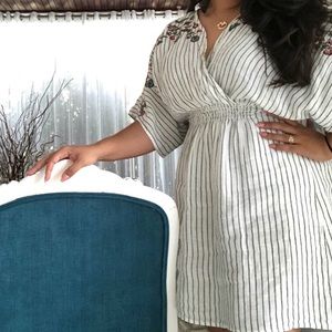 Zara Linen A-Line Dress